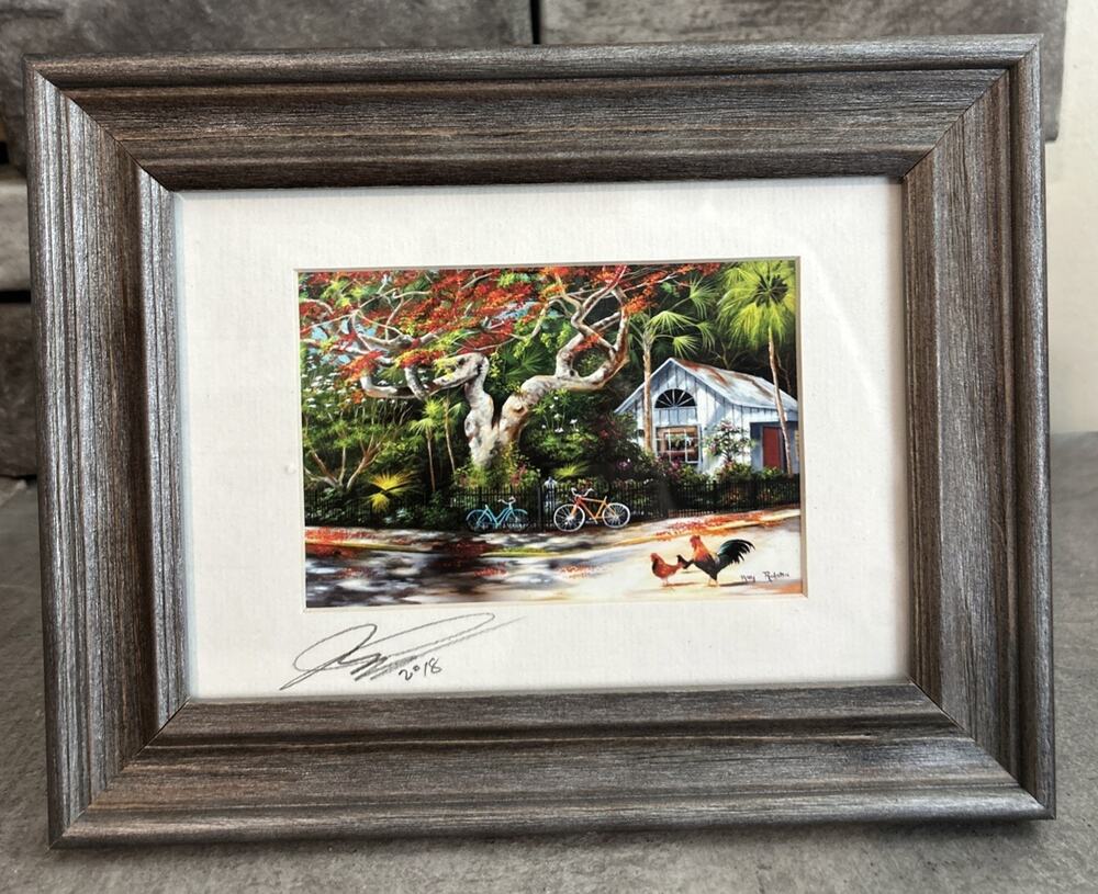 Ray Rolston 2018 La Flamboyan Framed Art In 5x7 Frame